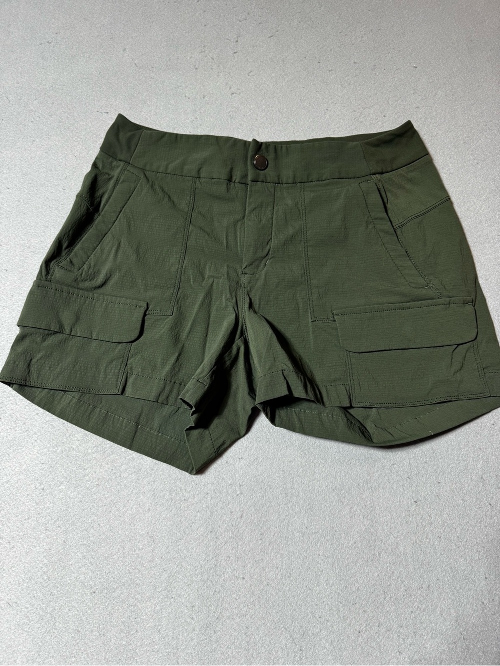 Athleta Olive Green Cargo Shorts